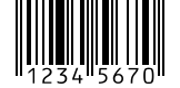GTIN-8 Barcode