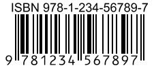 ISBN-13 Barcode
